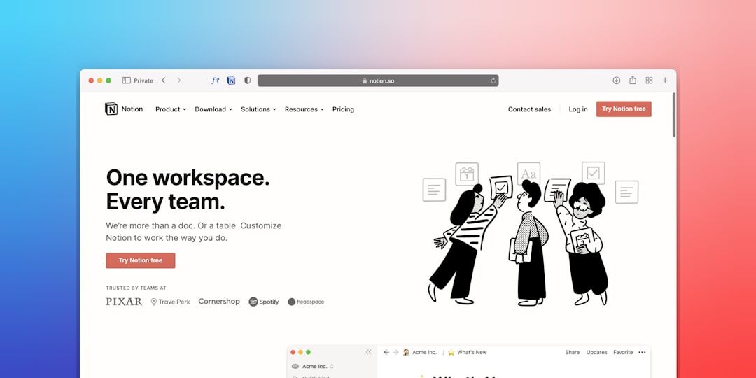 blog content with illustrations