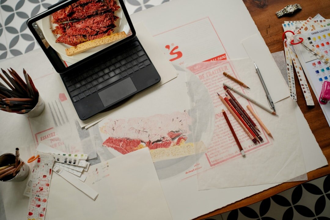 blog with custom drawings